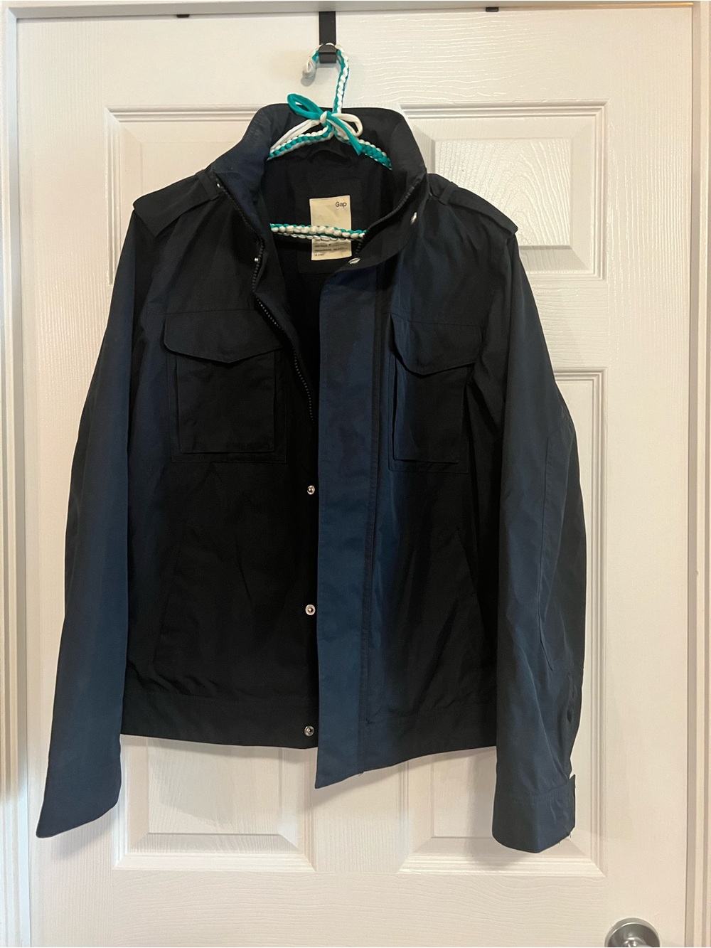 GAP Unisex Navy Military Field Jacket, Size M